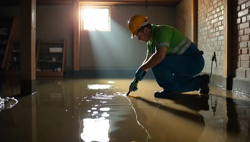 Professional water damage restoration services in Barnsdall, OK